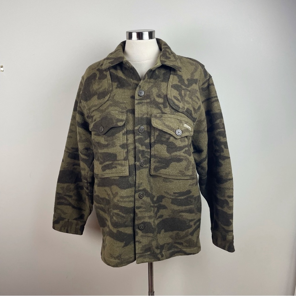 Columbia Sportswear Gallatin Range Wool Camouflage Hunting Jacket Men Medium